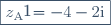 \boxed{z_{\text{A}'} = -4 - 2\text{i}}